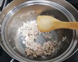業務スーパー　里芋とひき肉の煮物作り方4写真