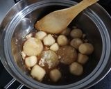 業務スーパー　里芋とひき肉の煮物作り方8写真