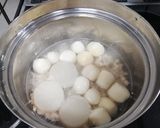 業務スーパー　里芋とひき肉の煮物作り方6写真