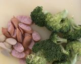 ソーセージとブロッコリーのパスタ作り方1写真