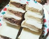 クッキー&クリーム&胡桃アイスサンド♪作り方13写真