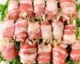 レンジ de 豚しゃぶ肉のごぼう巻き作り方4写真