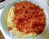 鯖とトマトのパスタ作り方5写真