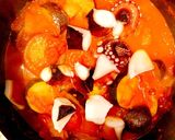トマト缶で簡単♡蛸と夏野菜のトマト煮込み作り方4写真
