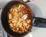 節約☆冷凍カレーでうどん作り方4写真