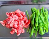 牛肉ともやしのチンジャオ風作り方2写真
