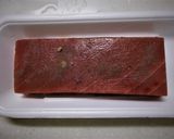 ひとりご飯☘マグロのステーキ丼作り方1写真
