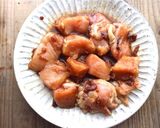 ｍレンジで鶏の照り焼き梅風味作り方2写真