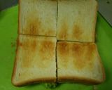 ハムとレタスのからしマヨサンドウィッチ♪作り方5写真
