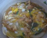 から揚げリメイク!親子丼♪作り方7写真