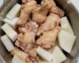 圧力鍋で超簡単☆鶏の手羽元と大根の甘辛煮作り方3写真