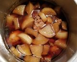 圧力鍋で超簡単☆鶏の手羽元と大根の甘辛煮作り方5写真