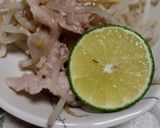 土鍋で手軽に陶板焼き～モヤシと豚肉作り方5写真