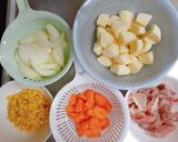 チーズでコク旨クリームシチュー｡:+*.作り方1写真