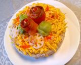 ちらし寿司ケーキ作り方8写真