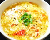 鶏もも･鶏むねの蒸し鶏の旨みで！卵スープ作り方21写真