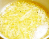 鶏もも･鶏むねの蒸し鶏の旨みで！卵スープ作り方17写真