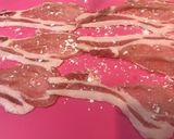 肉巻きおにぎり☆しそゴマチーズ入り作り方3写真