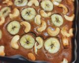 バナナとカシューナッツのココアケーキ作り方9写真