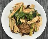 糖質☆乾燥こんにゃくパスタで中華湯葉冷菜作り方20写真