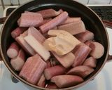 母の味☆煮物みたいなずいきの味噌汁作り方3写真