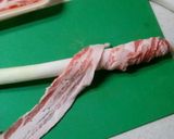 豚肉の甘辛ネギ巻き作り方2写真