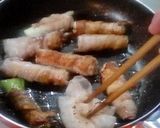 豚肉の甘辛ネギ巻き作り方6写真
