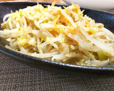 ぱぱっともう一品！ねぎ塩にんにく もやし作り方5写真