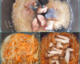秋☆ゴボウと鯖缶の炊き込みご飯作り方4写真
