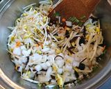 食感を楽しむ⭐もち麦入り中華風スープ作り方4写真