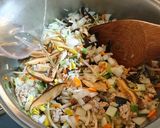 食感を楽しむ⭐もち麦入り中華風スープ作り方5写真