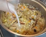 食感を楽しむ⭐もち麦入り中華風スープ作り方8写真