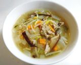 食感を楽しむ⭐もち麦入り中華風スープ作り方10写真