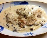 鳥とキノコのクリーム煮作り方14写真