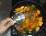 カレー味かぼちゃの煮物♪簡単フライパンで作り方8写真