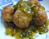 【病院】揚げ肉団子ねぎだれ【給食】作り方5写真