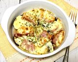 茄子とミートローフのマヨチーズ焼き作り方5写真