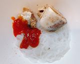 超簡単！ピリ辛しらたき鯖ナポリタン作り方1写真