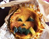 ハロウィンにも♡濃厚カボチャバスチー作り方5写真