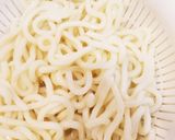 明太子焼きうどん作り方1写真