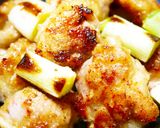 ★ズボラな焼き鳥★串なし！鶏もも肉と白葱作り方25写真
