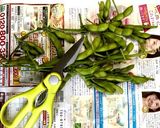茹でる必要なし 生枝豆の燻製作り方1写真