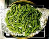 茹でる必要なし 生枝豆の燻製作り方5写真