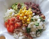 雑穀米入り和野菜のチョップドサラダ♪作り方1写真