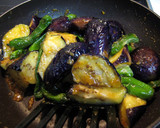 揚げ茄子＆ししとうの味噌炒め作り方4写真