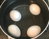 ゆで卵とオクラのマヨ＆もろみ和え作り方1写真