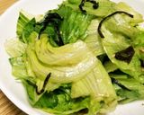 簡単副菜⭐レタスと塩昆布のごまポン和え⭐作り方3写真