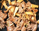 豚薄切り肉とエリンギの生姜焼き作り方3写真