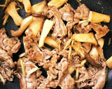 豚薄切り肉とエリンギの生姜焼き作り方3写真