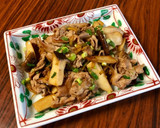 豚薄切り肉とエリンギの生姜焼き作り方5写真